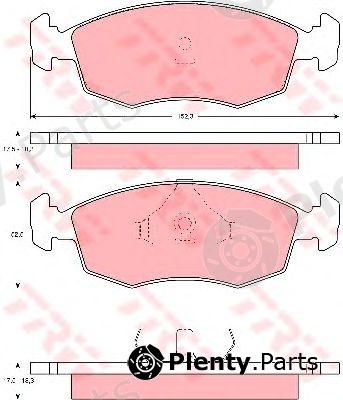  TRW part GDB371 Brake Pad Set, disc brake