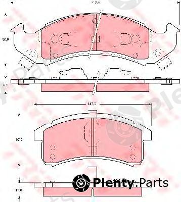  TRW part GDB4000 Brake Pad Set, disc brake