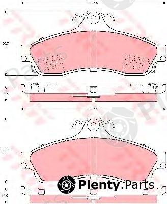  TRW part GDB4043 Brake Pad Set, disc brake