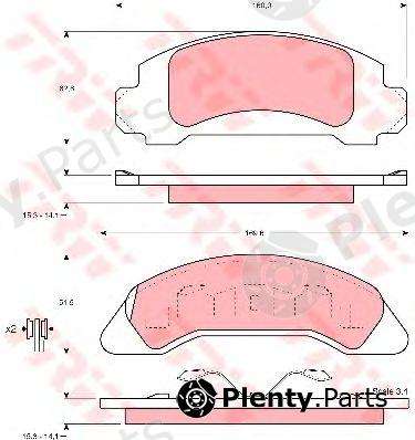  TRW part GDB4069 Brake Pad Set, disc brake