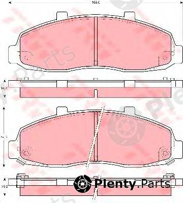  TRW part GDB4103 Brake Pad Set, disc brake