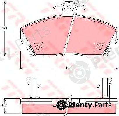  TRW part GDB497 Brake Pad Set, disc brake