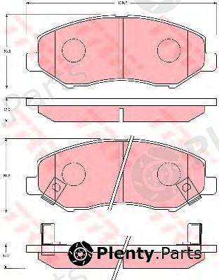  TRW part GDB7035 Brake Pad Set, disc brake