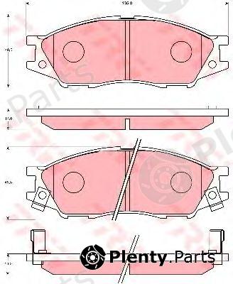  TRW part GDB7043 Brake Pad Set, disc brake