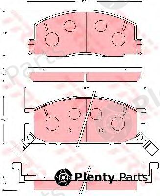  TRW part GDB7056 Brake Pad Set, disc brake