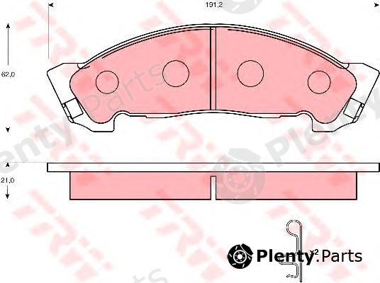  TRW part GDB7087 Brake Pad Set, disc brake
