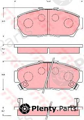  TRW part GDB7091 Brake Pad Set, disc brake