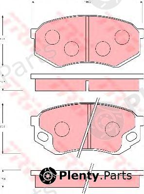  TRW part GDB7101 Brake Pad Set, disc brake