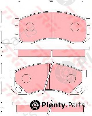  TRW part GDB7102 Brake Pad Set, disc brake