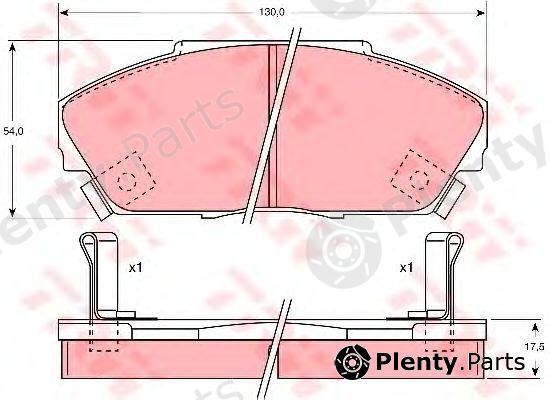  TRW part GDB733 Brake Pad Set, disc brake