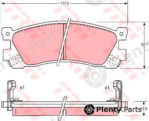  TRW part GDB746 Brake Pad Set, disc brake