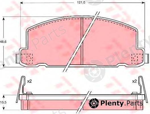  TRW part GDB749 Brake Pad Set, disc brake