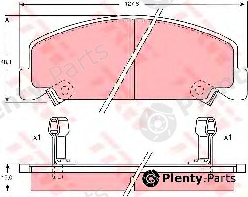  TRW part GDB764 Brake Pad Set, disc brake