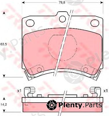  TRW part GDB773 Brake Pad Set, disc brake