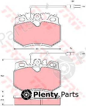  TRW part GDB790 Brake Pad Set, disc brake
