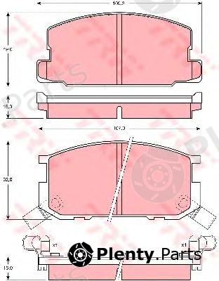  TRW part GDB799 Brake Pad Set, disc brake
