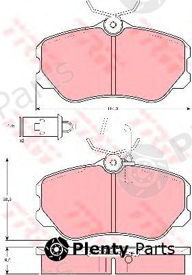  TRW part GDB864 Brake Pad Set, disc brake