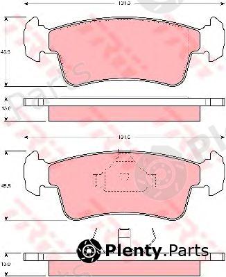  TRW part GDB867 Brake Pad Set, disc brake