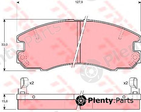  TRW part GDB868 Brake Pad Set, disc brake