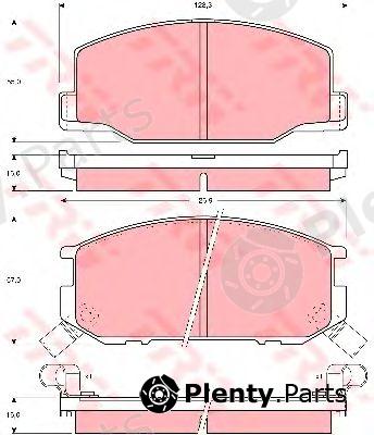 TRW part GDB869 Brake Pad Set, disc brake