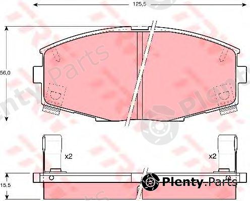  TRW part GDB880 Brake Pad Set, disc brake
