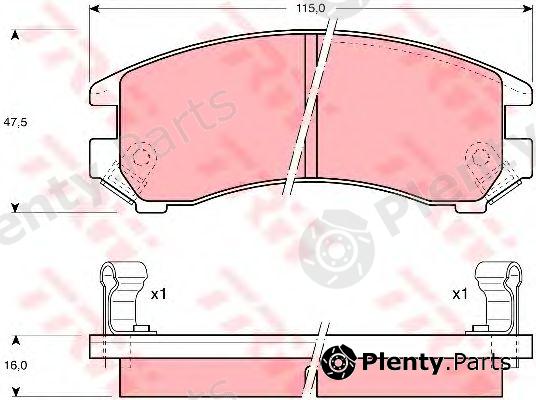  TRW part GDB882 Brake Pad Set, disc brake