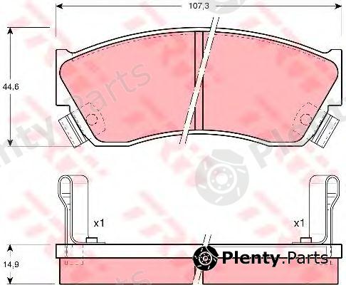  TRW part GDB883 Brake Pad Set, disc brake
