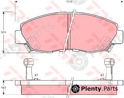  TRW part GDB894 Brake Pad Set, disc brake