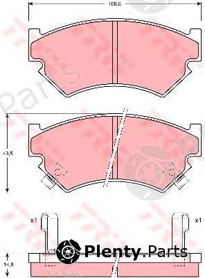  TRW part GDB899 Brake Pad Set, disc brake