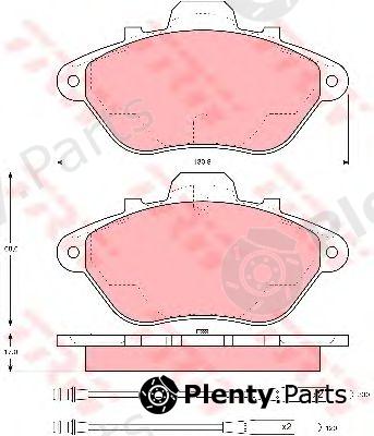  TRW part GDB956 Brake Pad Set, disc brake