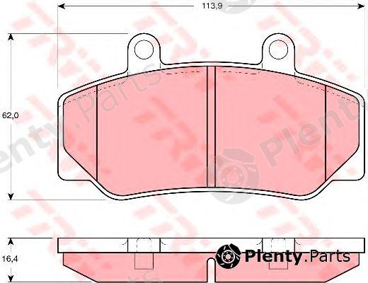  TRW part GDB970 Brake Pad Set, disc brake