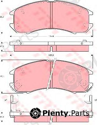  TRW part GDB981 Brake Pad Set, disc brake