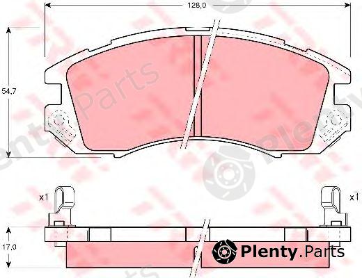  TRW part GDB989 Brake Pad Set, disc brake