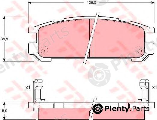  TRW part GDB990 Brake Pad Set, disc brake