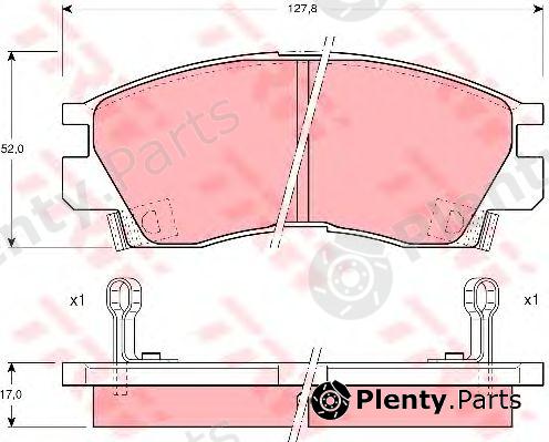  TRW part GDB998 Brake Pad Set, disc brake