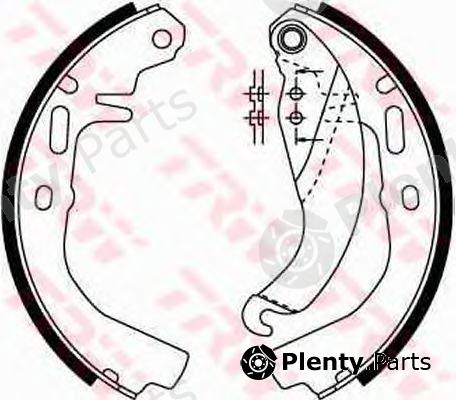 TRW part GS6186 Brake Shoe Set