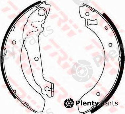  TRW part GS6207 Brake Shoe Set