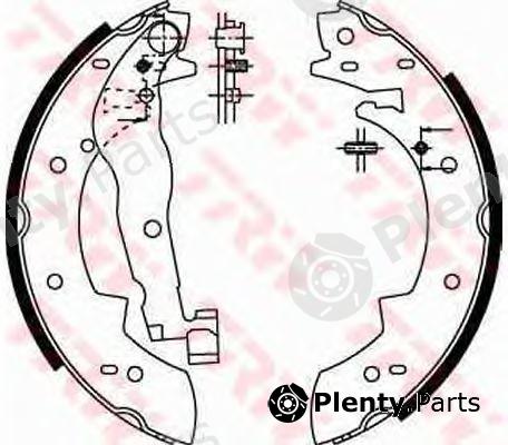  TRW part GS6251 Brake Shoe Set