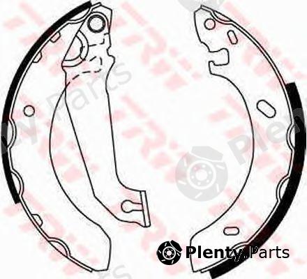  TRW part GS6254 Brake Shoe Set