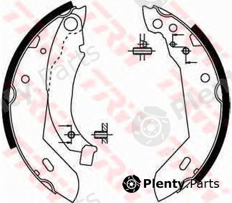 TRW part GS8158 Brake Shoe Set