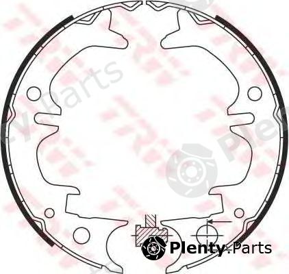  TRW part GS8430 Brake Shoe Set, parking brake