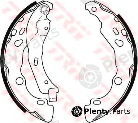  TRW part GS8455 Brake Shoe Set