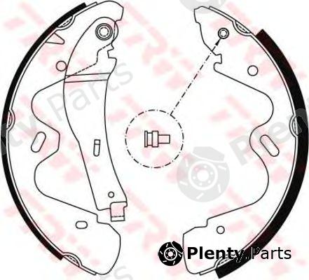  TRW part GS8483 Brake Shoe Set