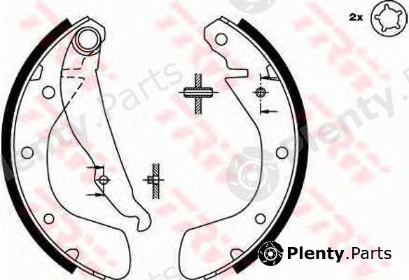  TRW part GS8542 Brake Shoe Set