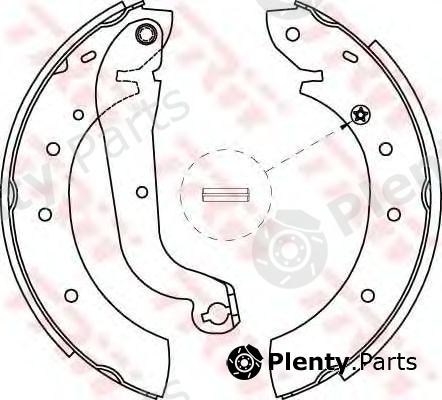  TRW part GS8622 Brake Shoe Set