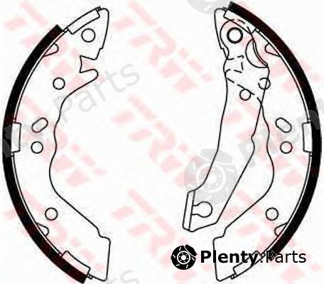  TRW part GS8658 Brake Shoe Set
