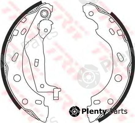  TRW part GS8685 Brake Shoe Set