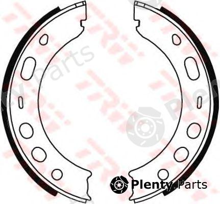  TRW part GS8706 Brake Shoe Set, parking brake