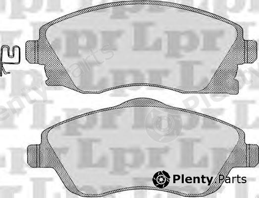  LPR part 05P1004 Brake Pad Set, disc brake