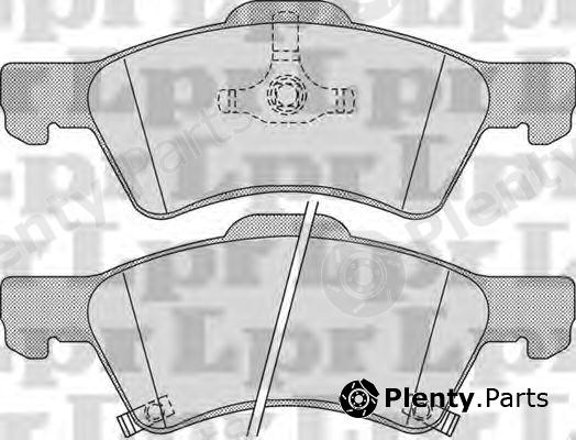 LPR part 05P1006 Brake Pad Set, disc brake